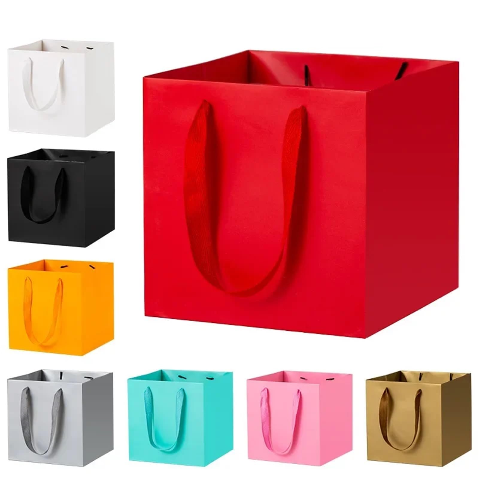 Bolsa de papel Kraft con asas