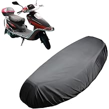 1 PC Motorcycle Seat Cover, 27.55" x 45.27" Rainproof Seat Protector Cover, Breathable Heat Insulation Oxford Cloth Accessories, Universal for Motorcycles Black #XXL