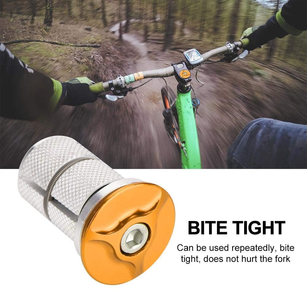 Cuffia con Stelo da Bici, Lega di Alluminio Forcella Expander Bulletta per Tappo da 1 Pollice (24,5 mm) / 1,25 Pollici (28,6 mm)