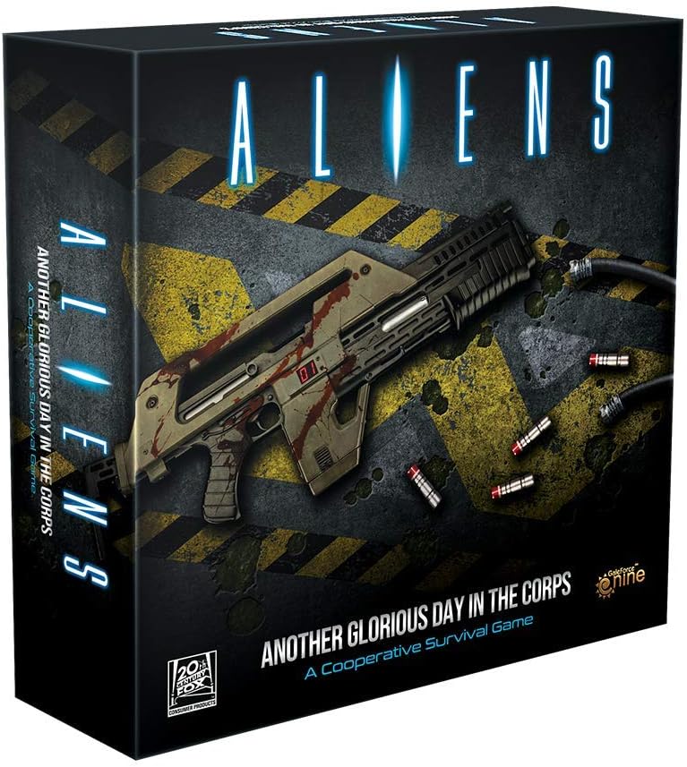 Gale Force Nine | Aliens: Another Glorious Day in The Corps | Board Game | 1 to 6 Players | Ages 14+ | 60 to 120 Minutes Playing Time