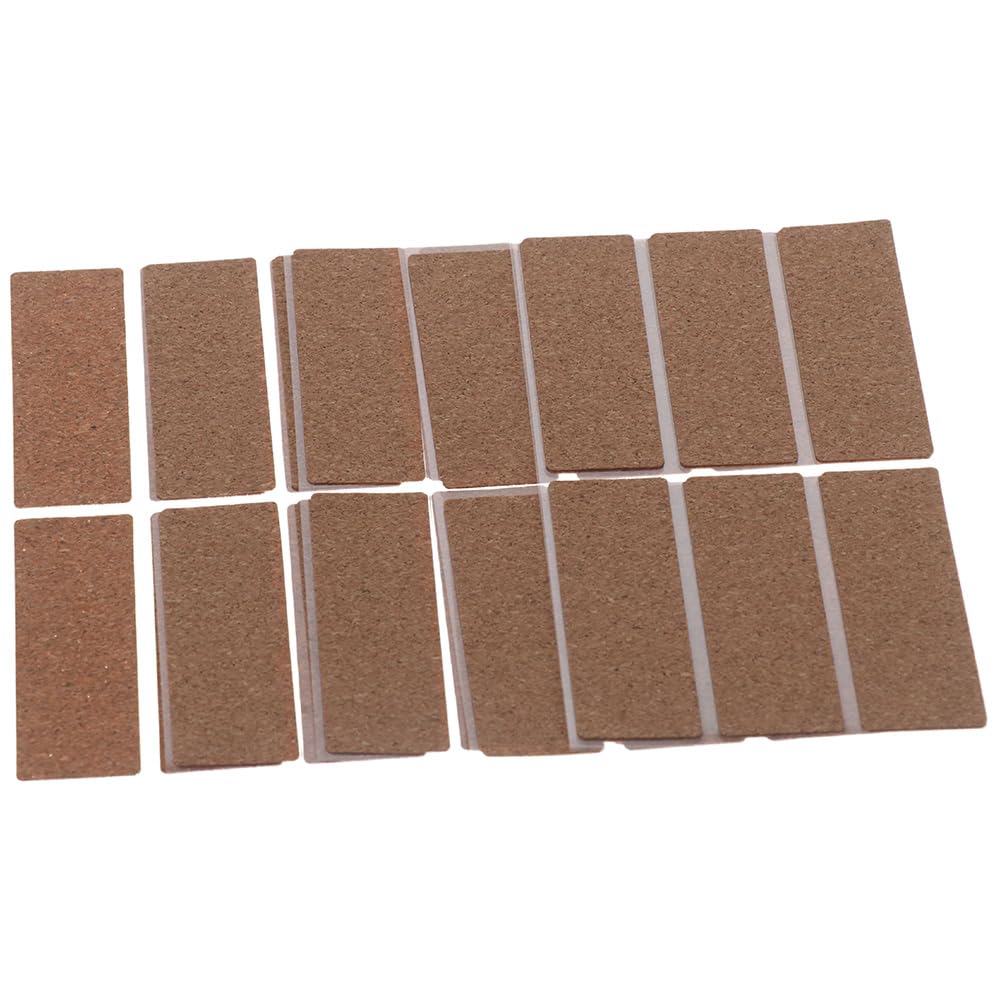 okhobby 132PCS Cork Wooden Labels Stickers Jars Bottle Self-Adhesive Tags Name Tags Sticker Blank Labels Removable Mark Sticker