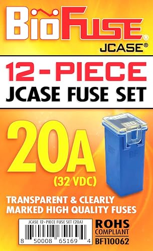 Miniatura 8 de Juego de fusibles de cartucho de 12 piezas JCASE 50A. Se adapta a la mayoría Nissan, Toyota, Chrysler, Dodge, Chevy, GM y Ford