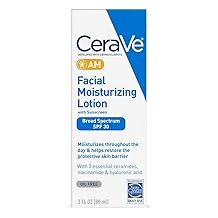 CeraVe Moisturizers, Moisturizing Facial Lotion AM, 3 Ounce Per Pack 5 Packs by CeraVe