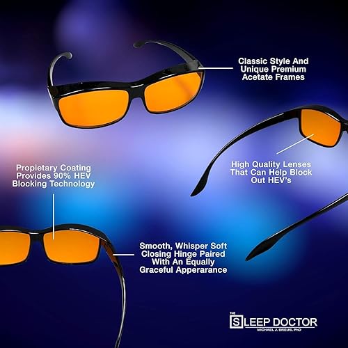 Miniatura 7 de Luminere - Gafas de bloqueo de luz azul premium con bloqueador de arándanos