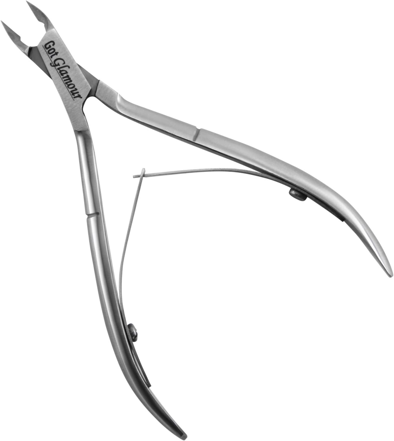 Cuticle Nipper, 1/2 Jaw Double Spring, Stainless Steel, Made in USA