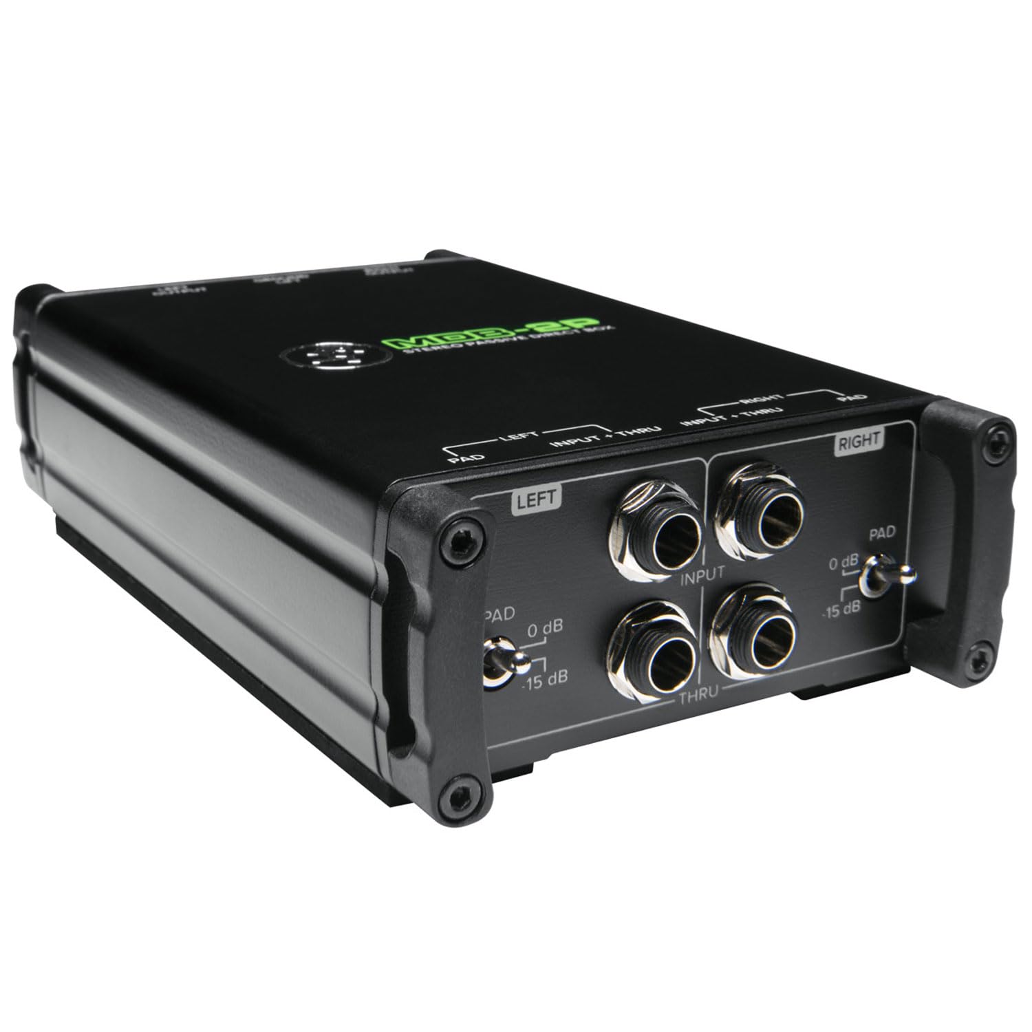 Mackie MDB-2P DI-Box passive Stereo Direct Box con cavo keepdrum