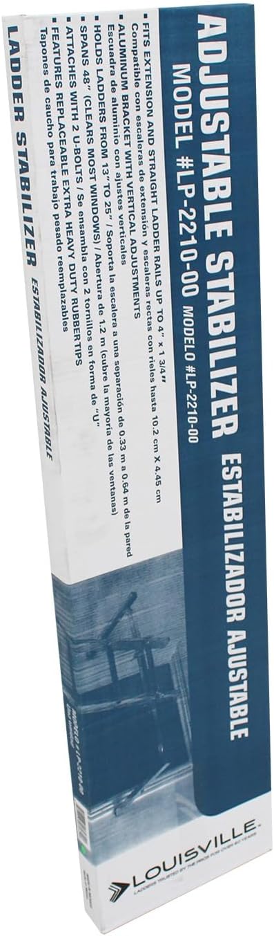 Louisville Ladder Adjustable Aluminum Ladder Stabilizer, LP-2210-00