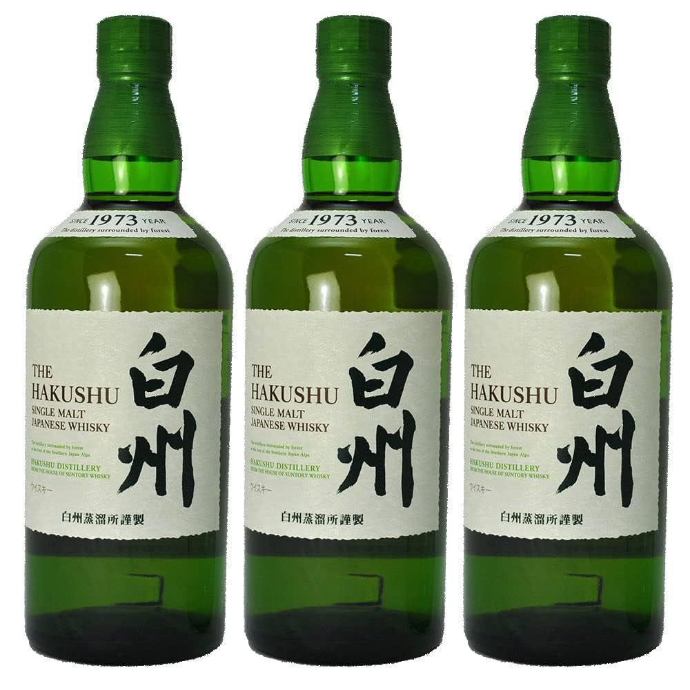 サントリー白州ウイスキー700ミリが3本です Amazon.co.jp: サントリーシングルモルトウイスキー 白州 700ml