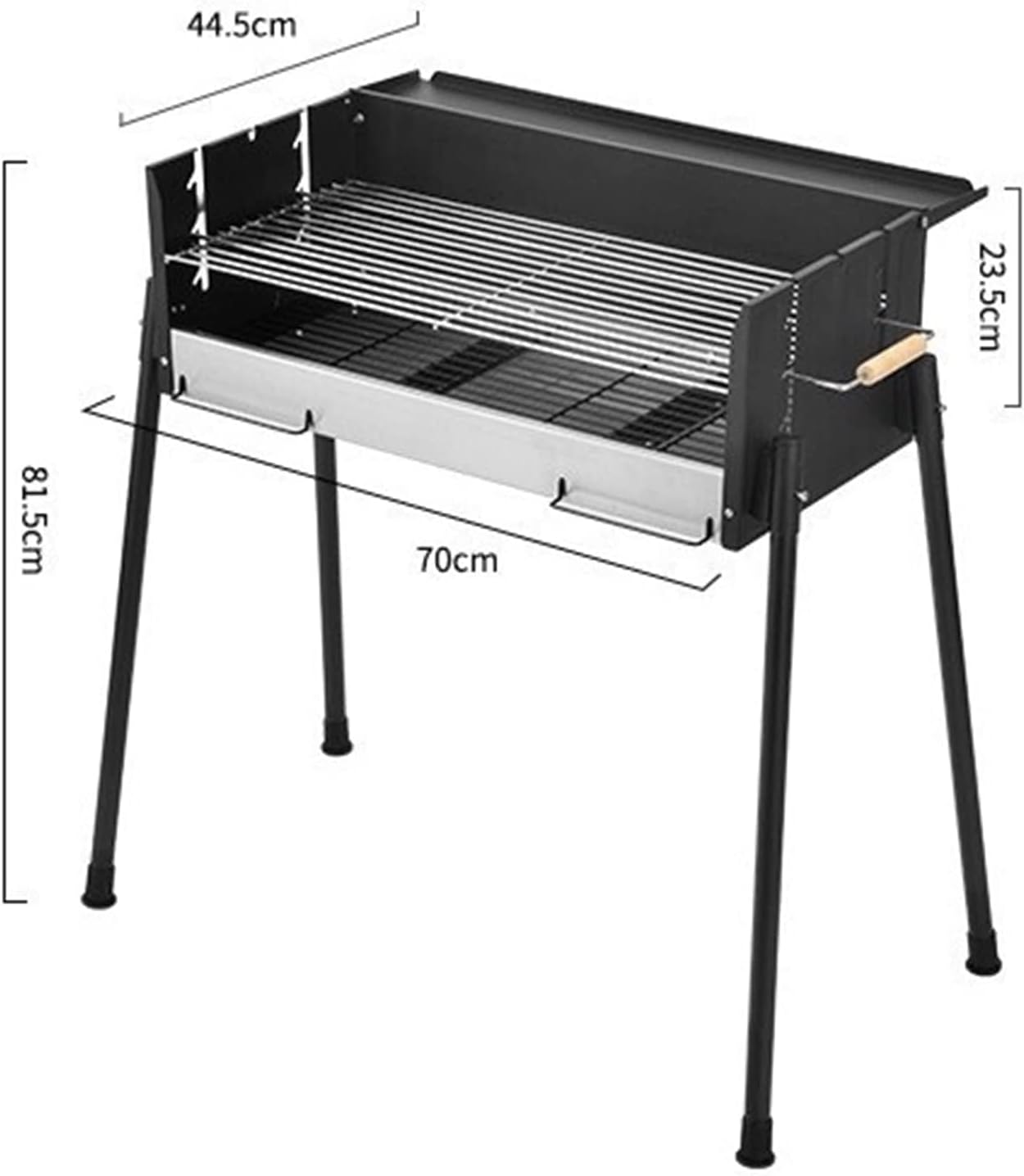 Outdoor Gas Barbecue Outdoor Portable Thickened Stainless Steel Barbecue Charcoal Oven Camping Oven Large Barbecue Oven