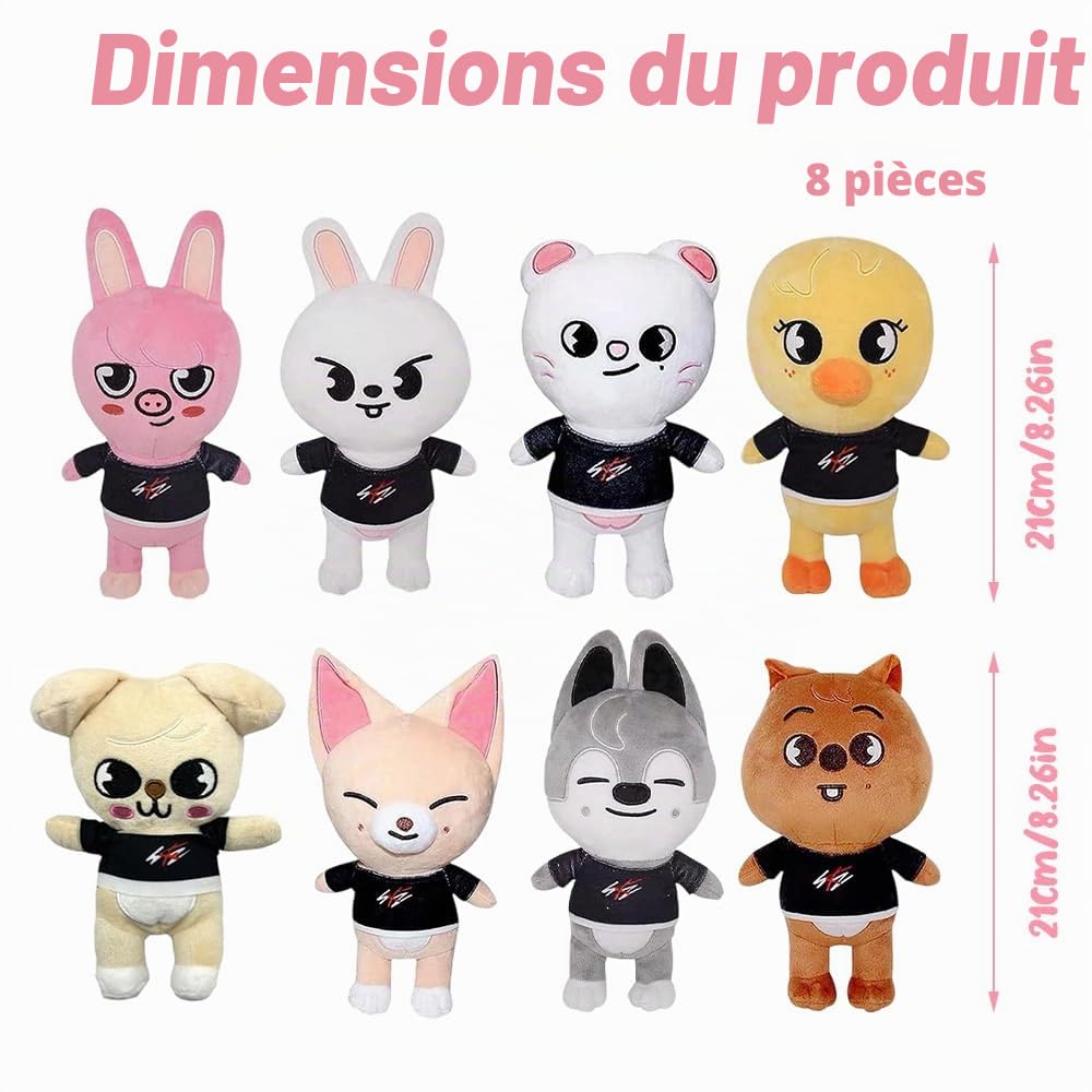 SKZOO de Stray Kids Disponibles 💕, Wolf chan, leebit, dwaekki, jiniret, han quokka, bbokari, puppym y foxi.ny., #straykidsedit #skazoo #stayyy #skz #kpoper #straykidsmerch #papeymas #acambaro