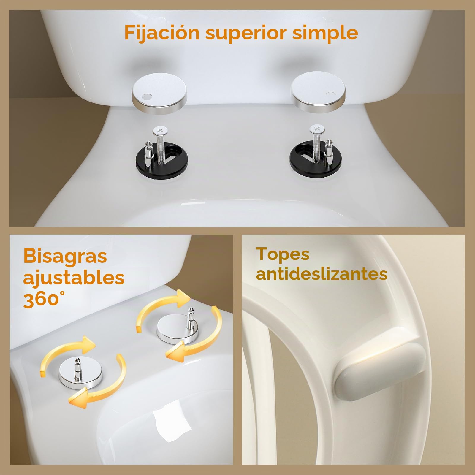 SAMODRA Tapa wc Universal Tapa Inodoro Universal Reductor wc Niños Asientos para inodoro Asientos para WC Toilet Seat Tapa de Inodoro Asiento de Inodoro (Forma D)
