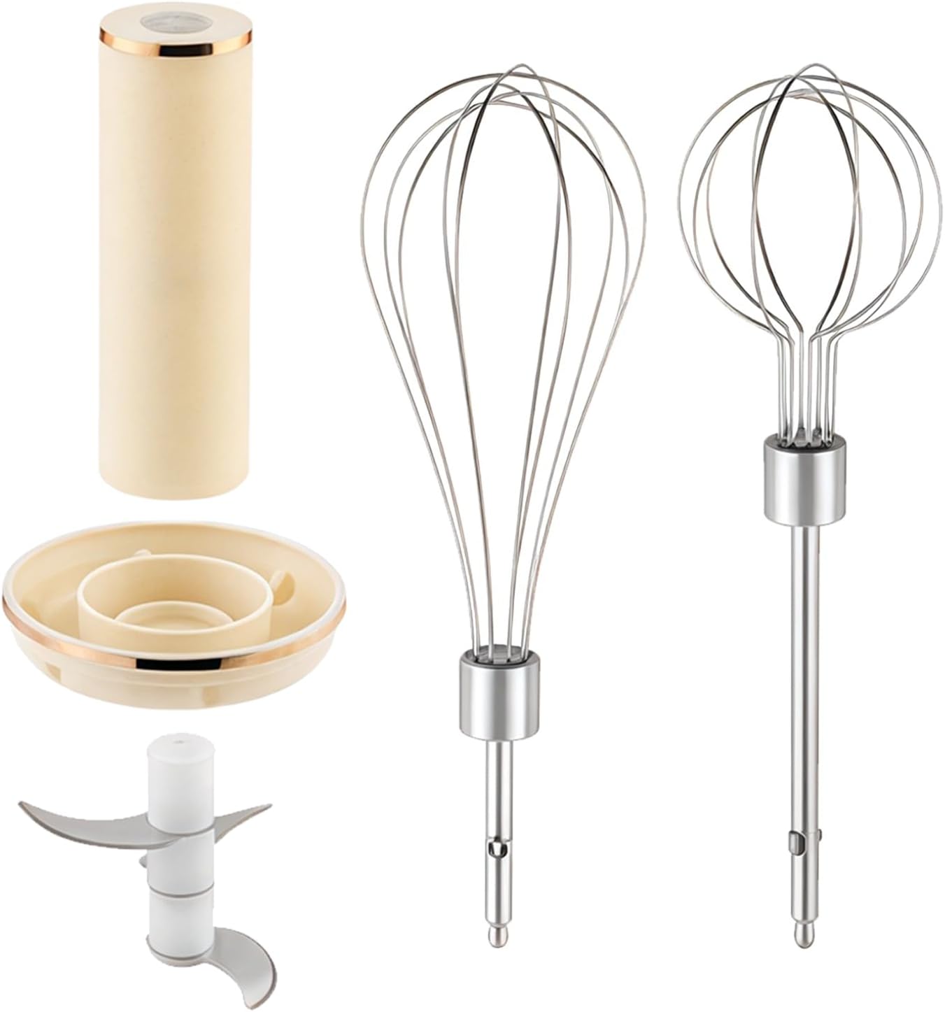 Cordless 4-In-1 Hand Mixer, Chopper, Frother, Usb-C