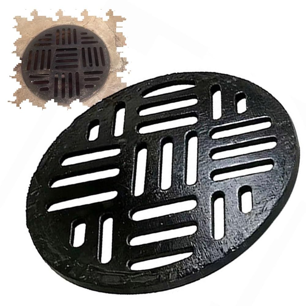 Grille de rechange ronde en fonte pour stopper les inondations de cour et les égouts bouchés