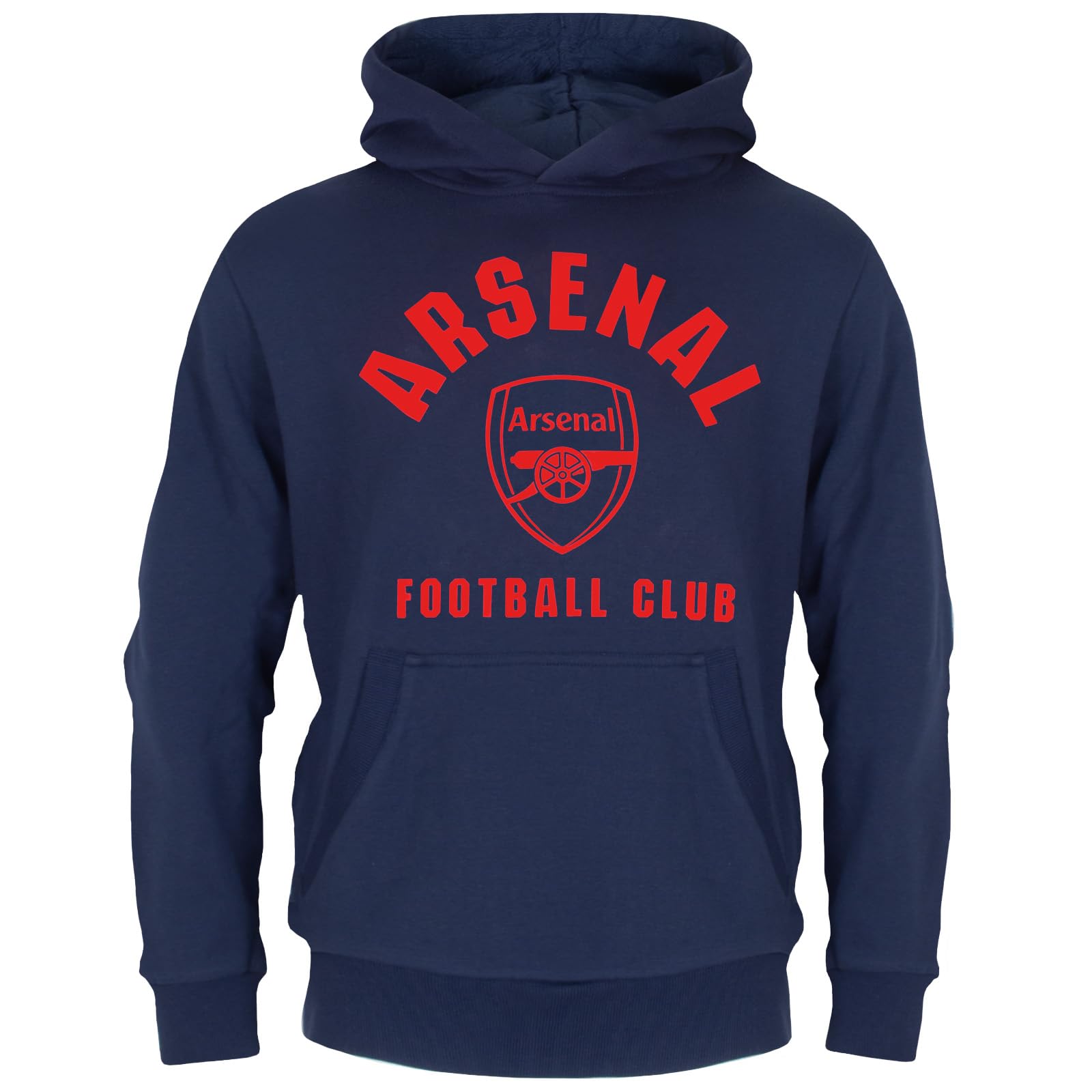 Arsenal FC Official Football Gift Boys Fleece Graphic Hoody Blue 6-7 Years