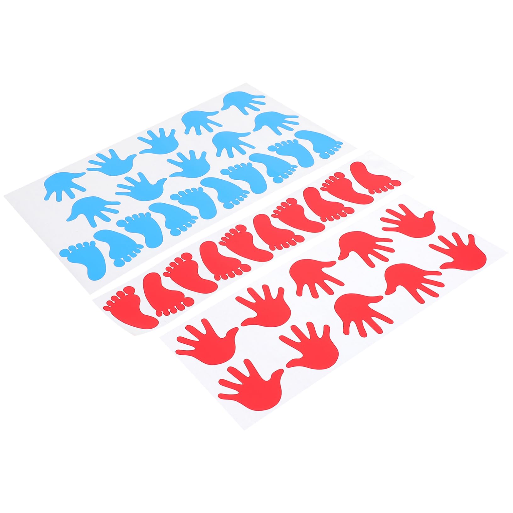 DOITOOL 160piezas Pegatinas Autoadhesivas De Manos y Pies Para Decoración Infantil Coloridas Para Guardería Habitación y Sala De Resistente y Fácil De Aplicar