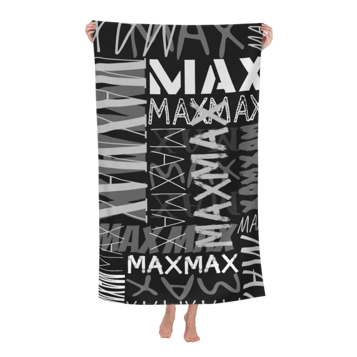 NGGBBDYGB Oversized Personalized Beach Towels With Logo Adult Travel Essentials