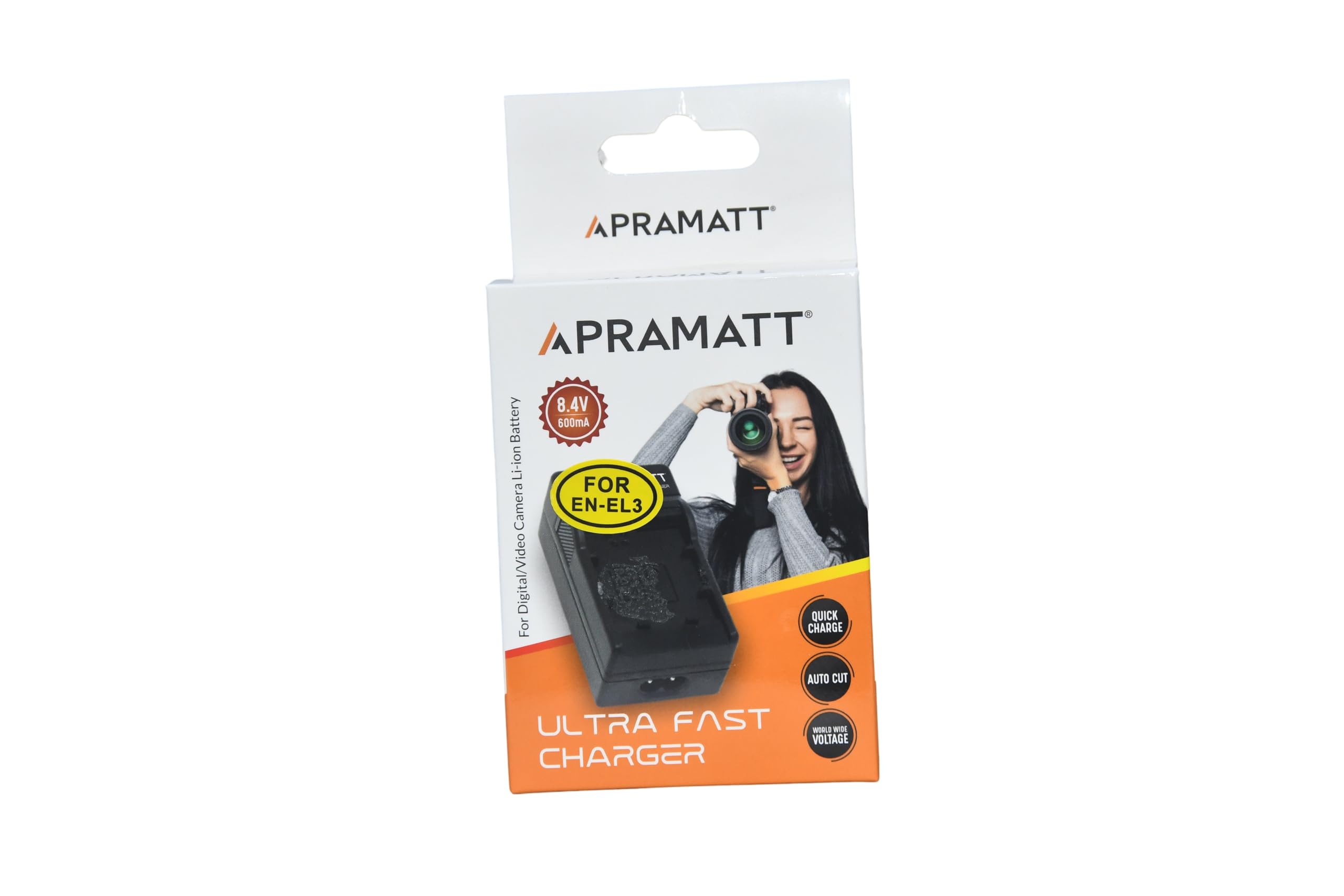 APRAMATT Camera Battery Charger for Nikon EN-EL3e/EN-EL3A, Compatible with D300, D80, D300s, D90, D700, D200, D50, D70, D70s, D100-picture-10