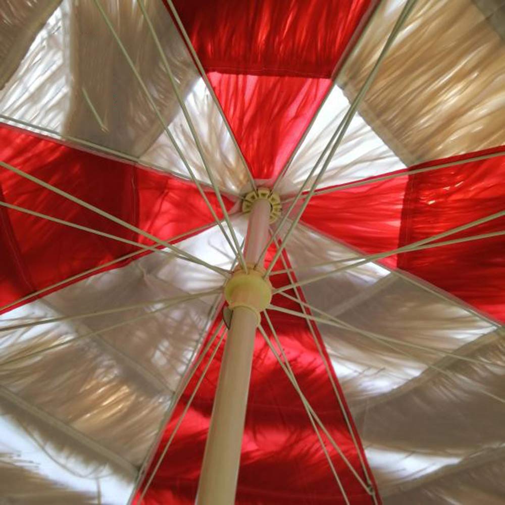 Parasol ogrodowy Parasol | Średnica powierzchni 2,4m| Parasol ze słomy na patio, plażę, balkon, taras, wędkowanie na imprezę | Wysokość 2,35 m
