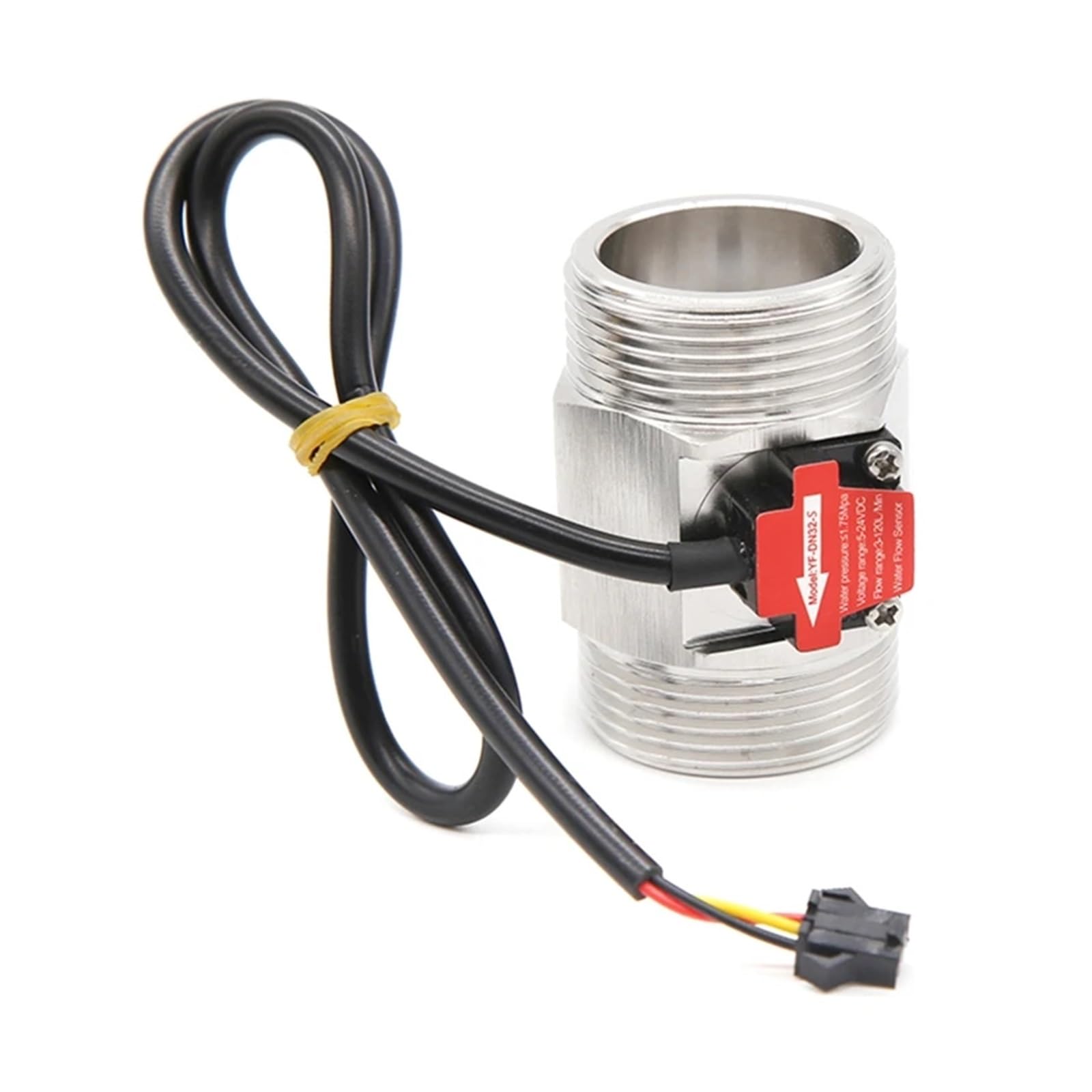 Medidor de flujo de agua, Sensor De Flujo Agua 1,25 Pulgadas, Medidor, Hall, Control, Acero Inoxidable, 5-24VDC, Utilizado For Calentador, Granja
