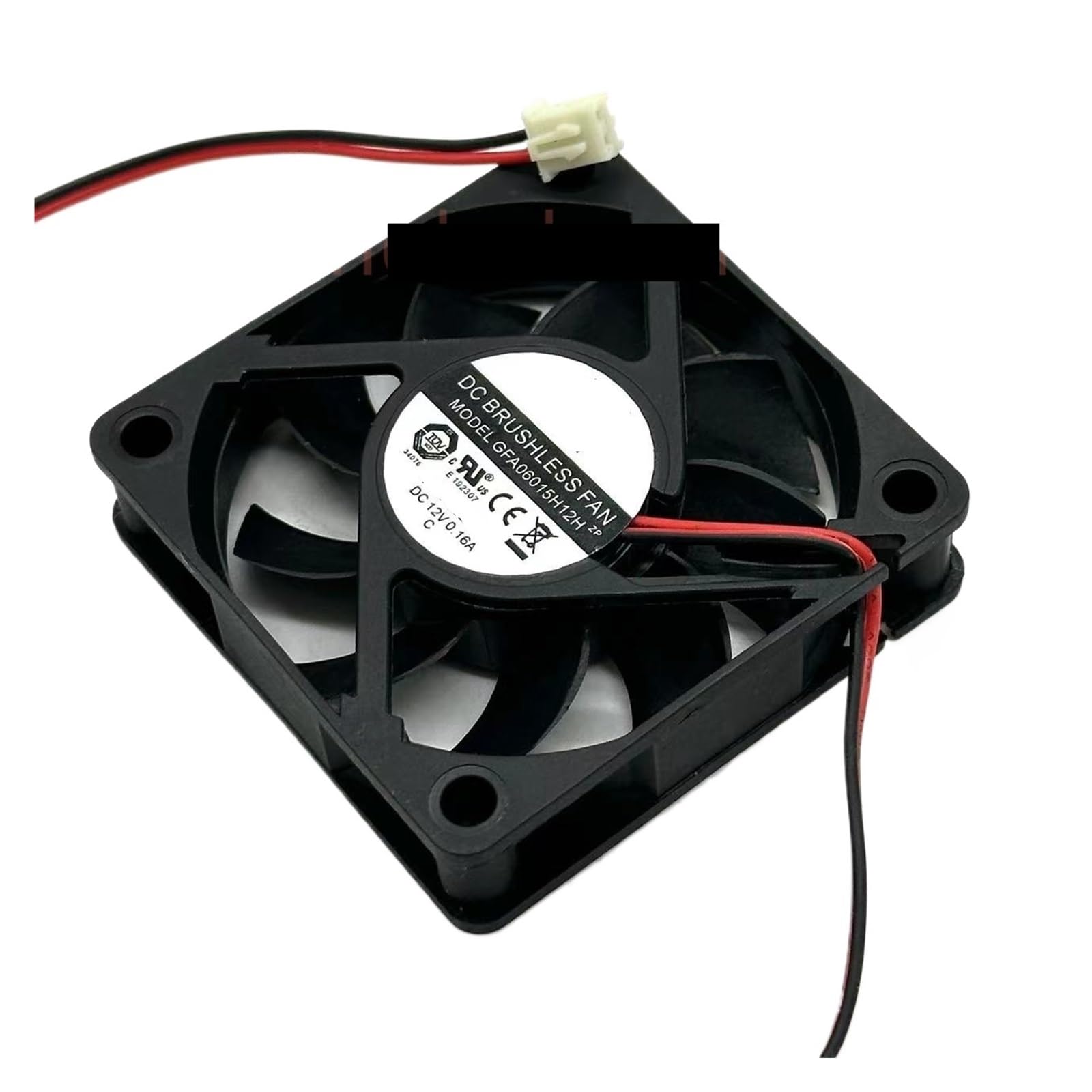 UITGVDQAT GFA06015H12H DC 12V 0.16A 60x60x15mm 2-Wire Server Cooling Fan