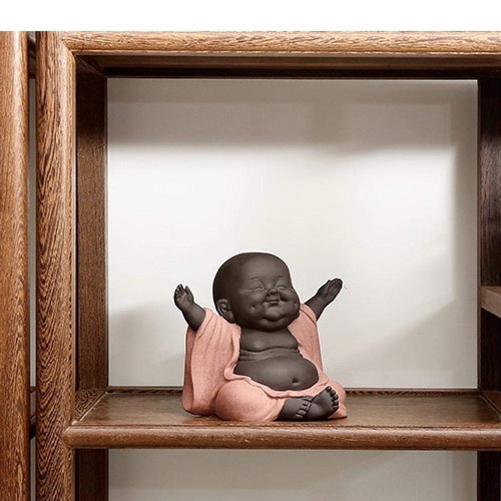 粘土　仏像 賓頭盧尊者1/2粘土原型。 ざっくり作りました。 これをもとに木