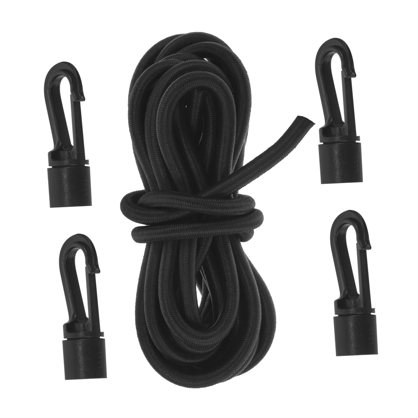 FOYTOKI Kayak Paddle Leash for Fixing Anti-Lost Rope Rubber Hook for Boating Camping