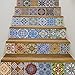Walplus Clásicos Español Figuritas Escaleras Adhesivos, Multicolor, 100 X 18 X 0.02Cm