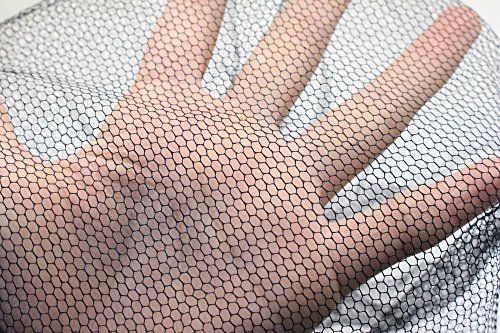 Yes!Fresh 21" Disposable Regular Nylon Breathable Honeycomb Hair Nets, Package Of 100 (Black) #TOP3