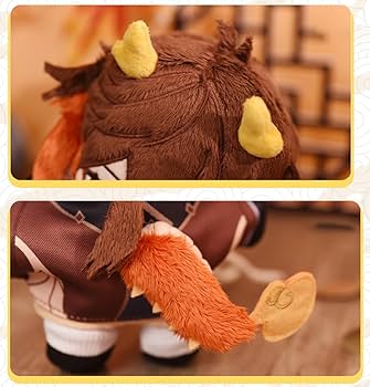 Amazon.co.jp: 原神 鍾離 ぬいぐるみ 人形 おもちゃ 岩王帝君 モラクス