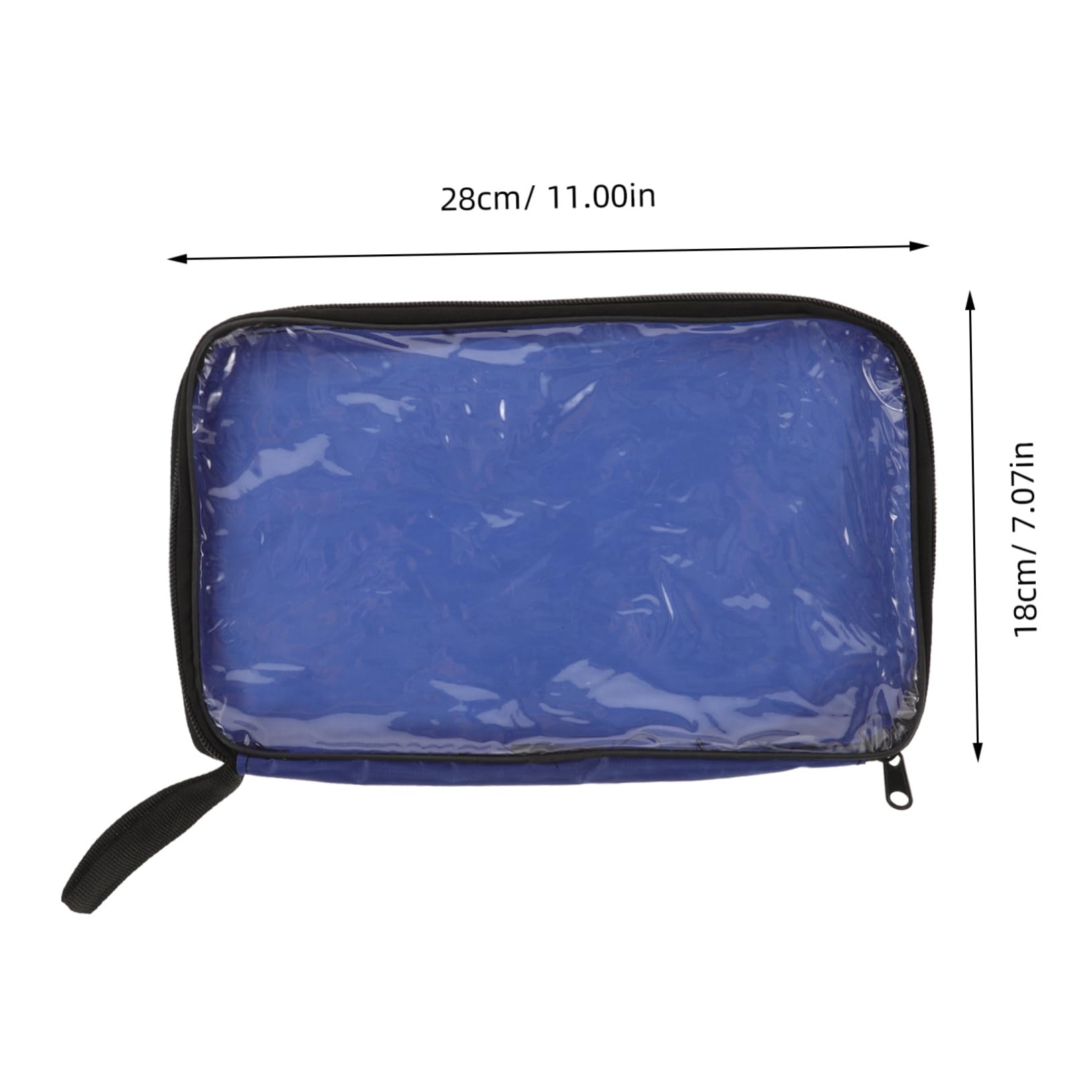 Mikikit Table Tennis Racket Bag Pong Case Cover for Bat 2 Paddles Balls Splashproof Pp Plastic Sturdy Large Storage