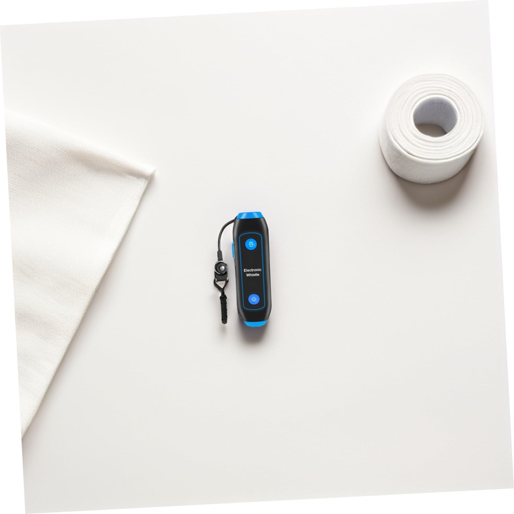 Happyyami Partykrachmacher Gerät elektrische Pfeife Ring Sport Pfeife Sportpfeife Trainerpfeife mit Lanyard Lehrerpfeife Abs Blue