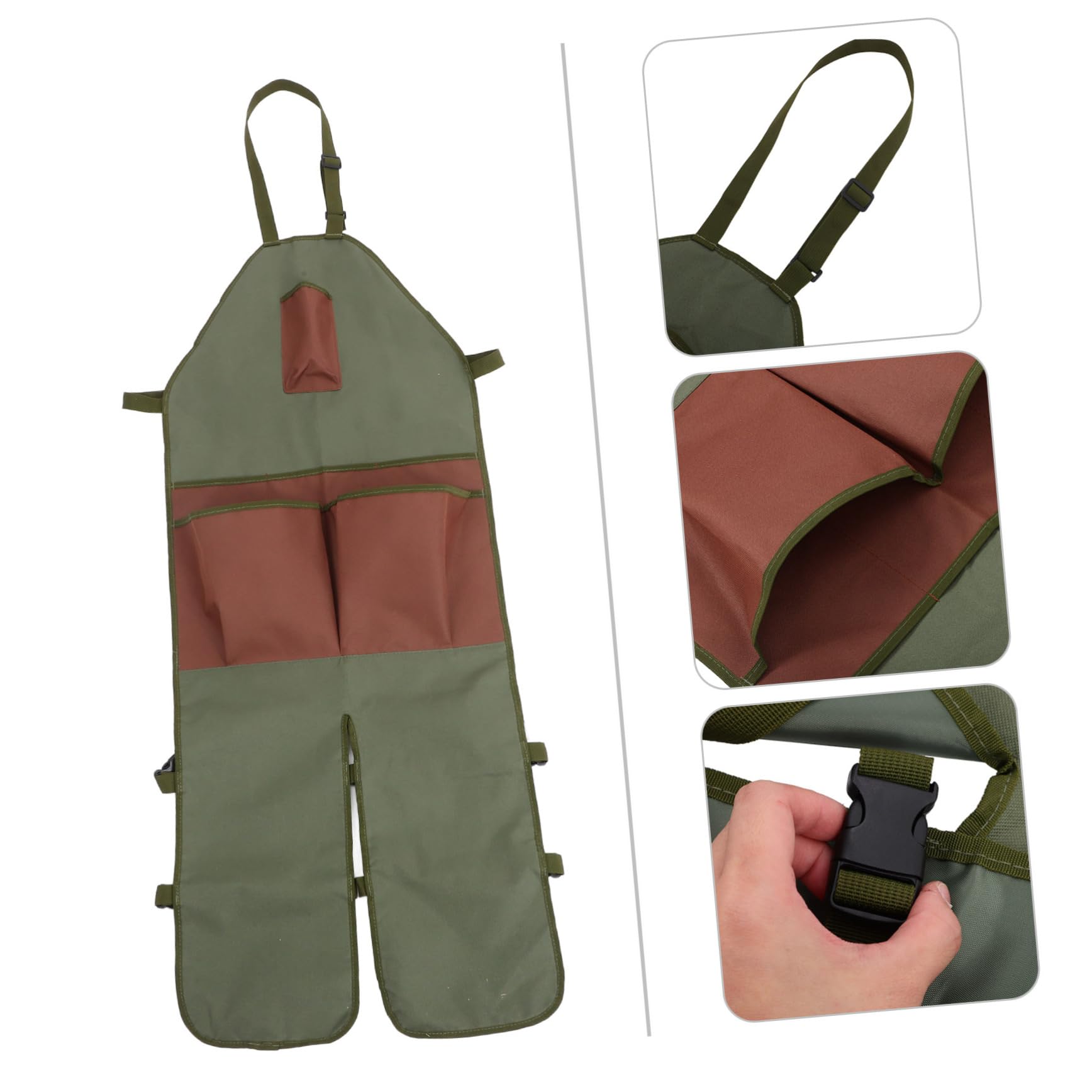 1pezzi Grembiule Giardinaggio Oxford Con Pockets e Resistente Per e Accessorio Per All