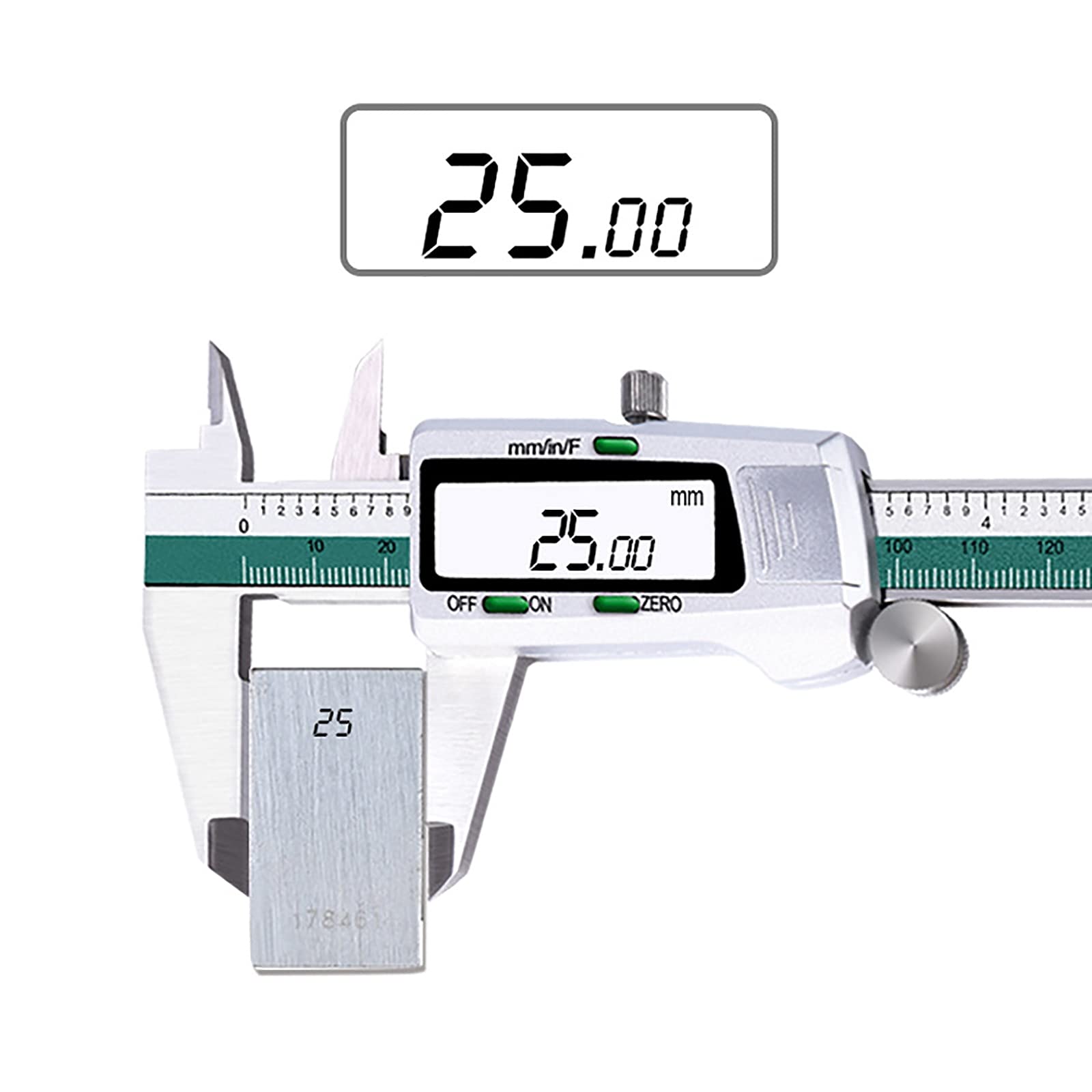 Suwmiarka Elektroniczna Cyfrowa Ze Stali Nierdzewnej Suwmiarka Elektroniczna Z Wyświetlaczem Cyfrowym Do Użytku Domowego I Przemysłowego,Silver-150mm