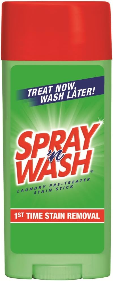 Spray 'n Wash Pre-Treat Laundry Stain Stick, 3 oz Stick (Pack of 1)