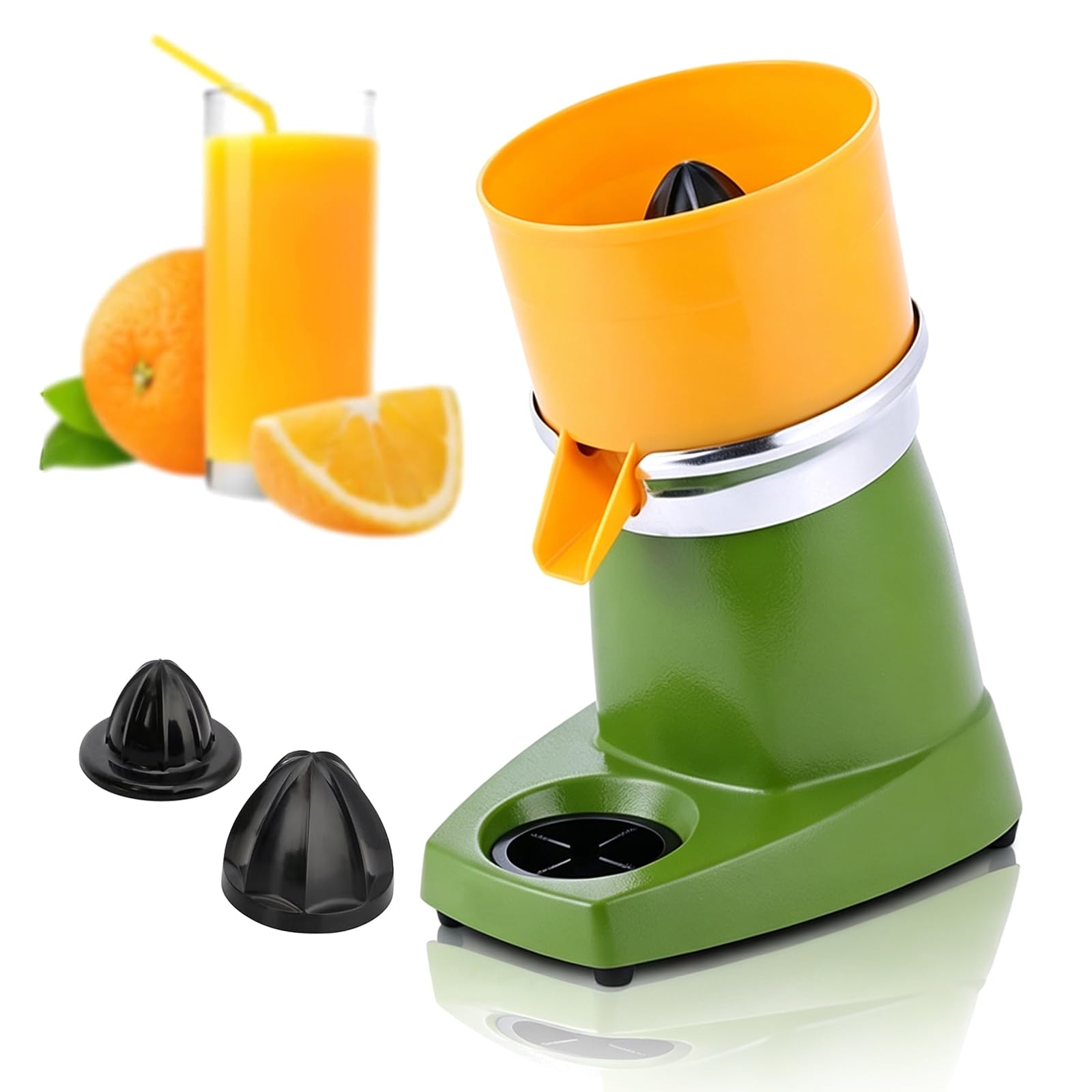 Prensa eléctrica de cítricos, exprimidor de limón comercial, exprimidor de naranja de alta eficiencia, fácil de limpiar, motor de 1400 rpm, para uso en cocina de restaurante