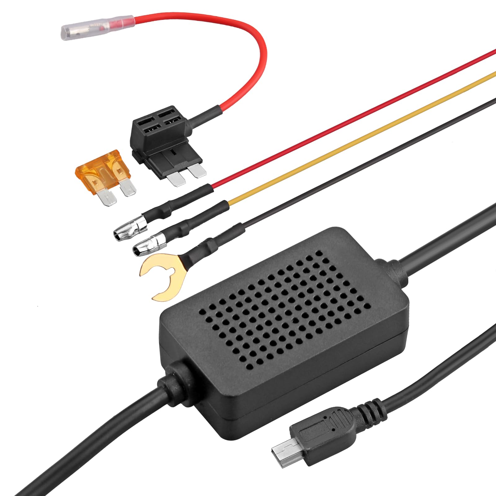 AMTOVL Hard Wire Kit Car Dash Cam for Nextbase 512,512G, 402G, 412,312GW, 302G, 112,212, 312,202, 101 and DUOcar Camera Camera Standard Size Fuse