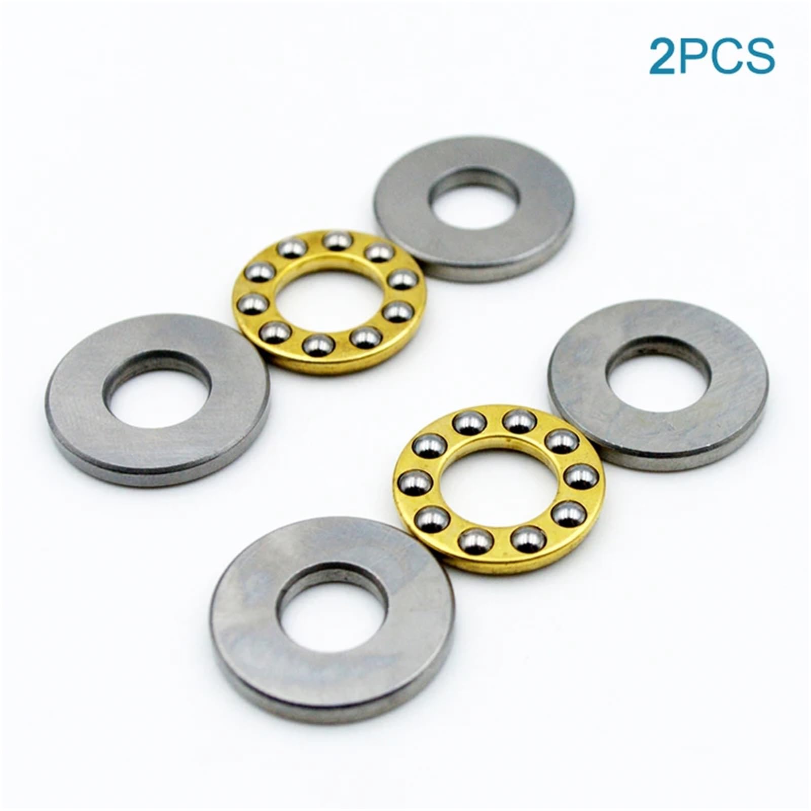 2 x łożysko kulkowe wzdłużne F3-8M, F5-10M, F6-12M, F8-22M, F8-14M, 16M, F10-18M i F12-21M.(F6-11M 6x11x4.5)