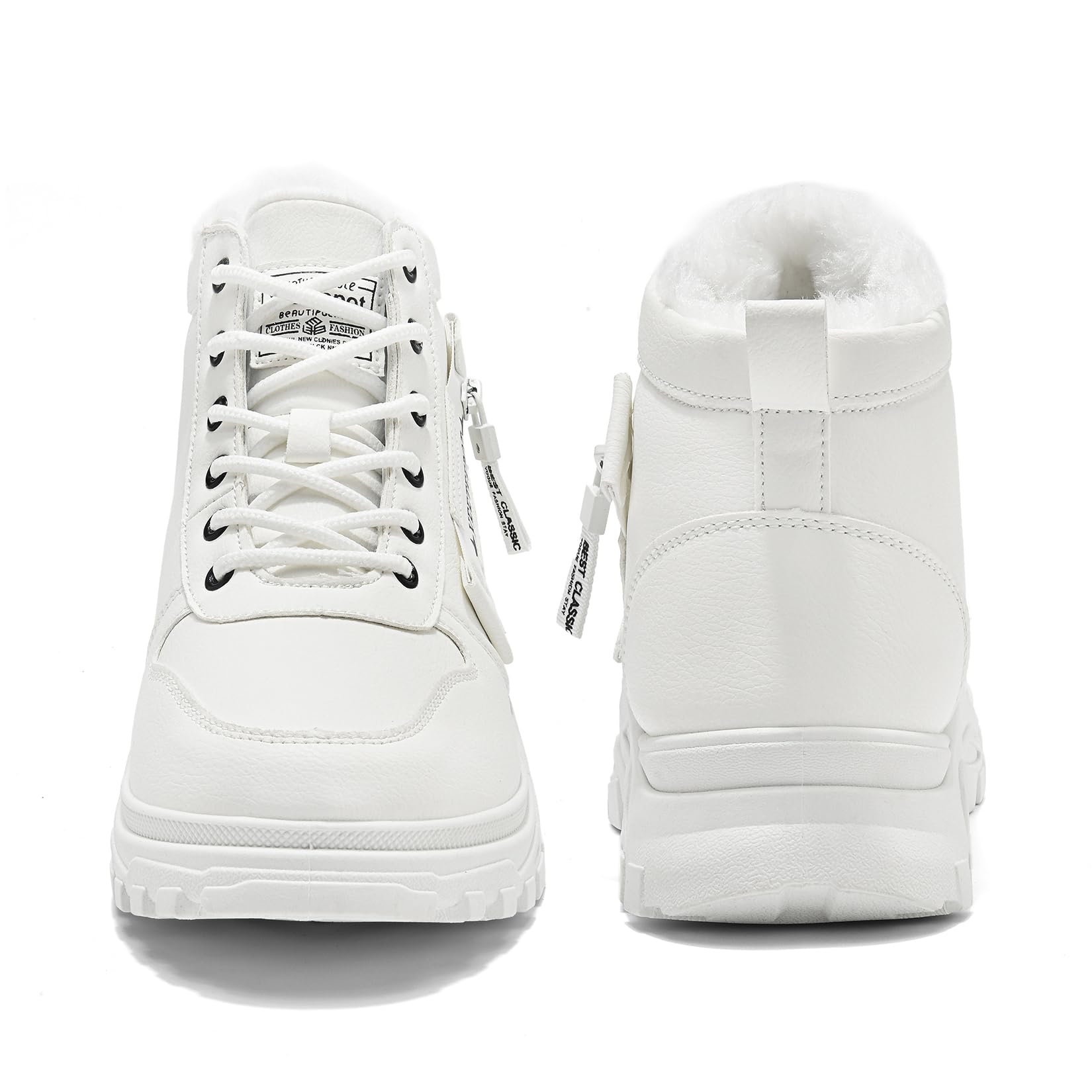 Casual Stivali Donna Invernali Caldo Scarpe Neve Stivaletti | Comode Caldo Outdoor Stivali Moda Camminata Stivaletti Antiscivolo Escursionismo Scarponi