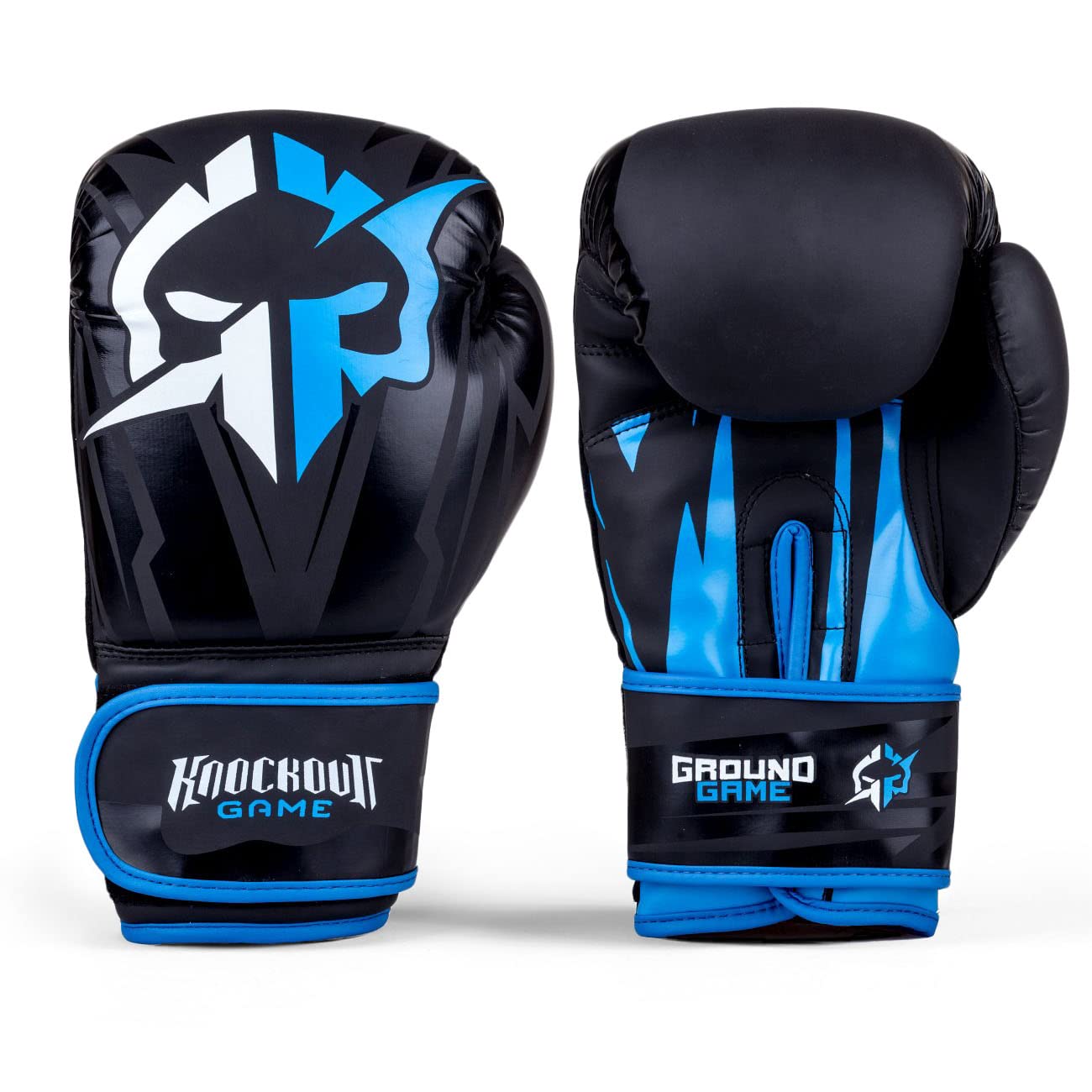 Ground Game Boxhandschuhe 12 oz | Logo 2.0 | Kunstleder Männer Damen | Kampfsport Boxen Kickboxen Muay Thai Boxing Gloves