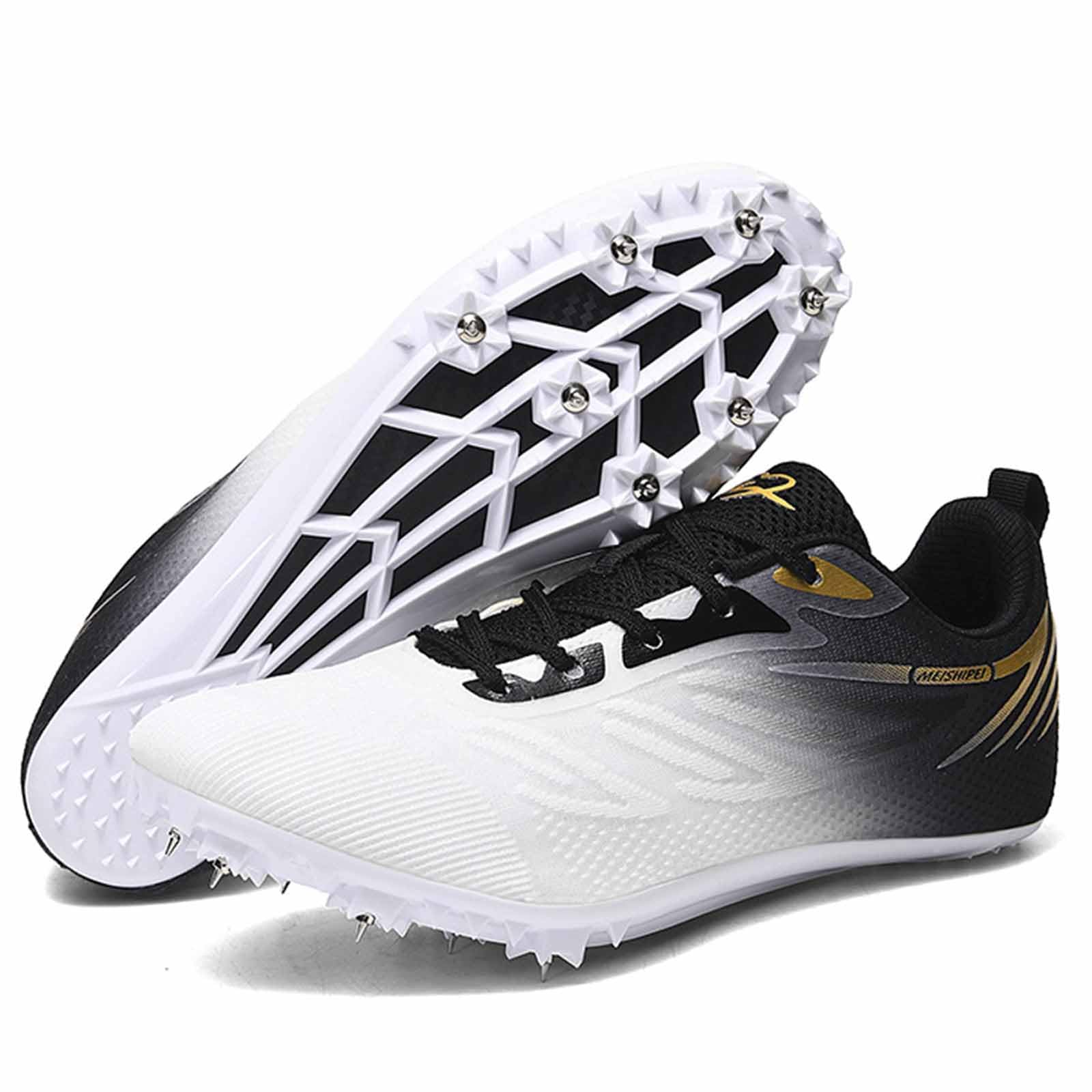 Zapatillas de Atletismo Hombre Lightweight Running Racing Jumping Sprint Shoe