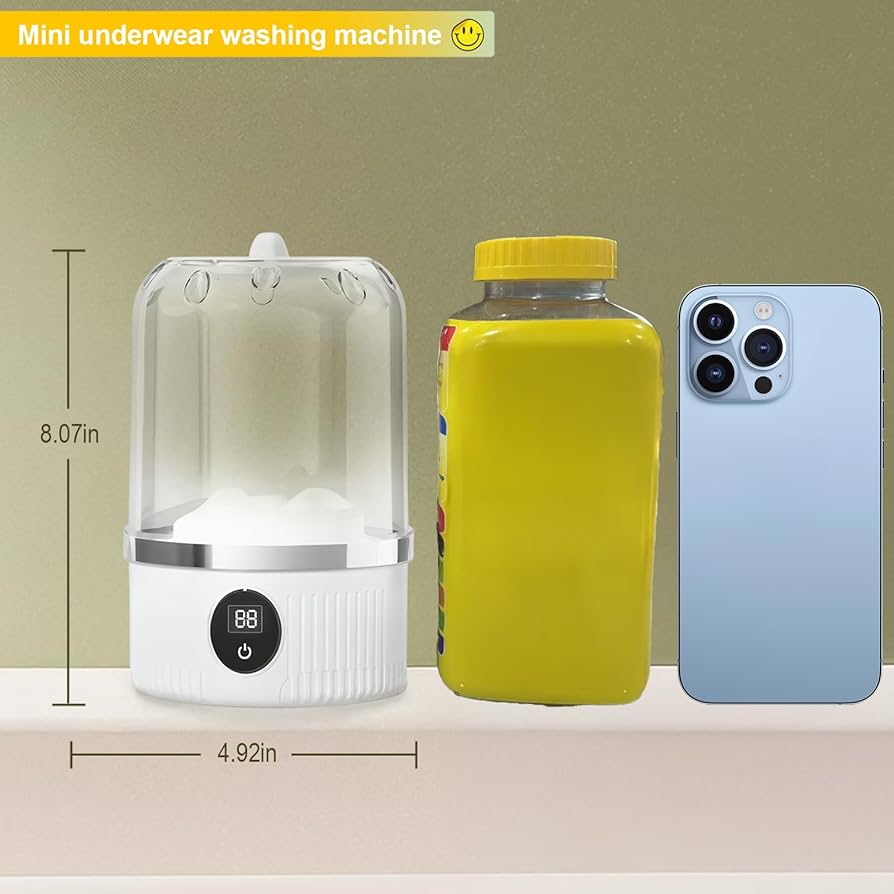 【WOOHWA】WASHING POCKET PT Amazon.com: Underwear Washer, Portable Mini Washing Machine