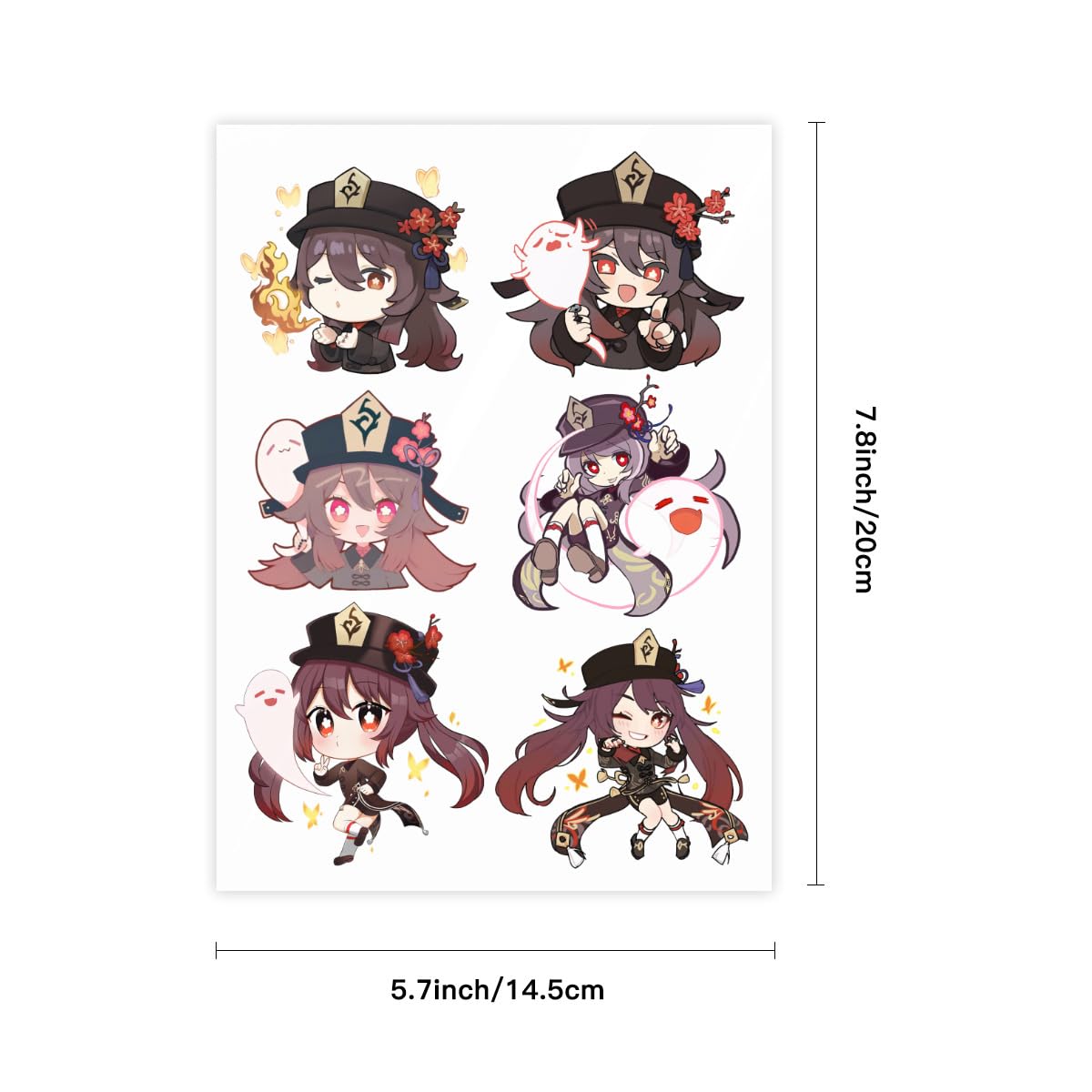 Amazon.co.jp: クリスタルステッカー 原神 げんしん 胡桃 ステッカー