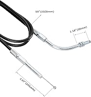 Vista 2 de Cable de cambio de marcha atrás compatible con Talon Maxxam 150 150cc Buggy 539-1000 Go Kart, repuesto para 6.000.040 539-1000 12.000.040 539-1000