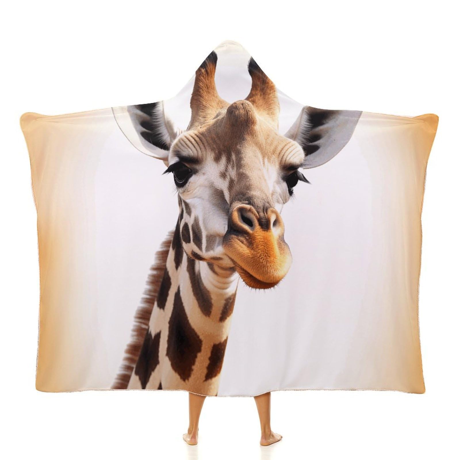 Couverture à capuche girafe mignonne, l'idée cadeau parfaite pour le canapé