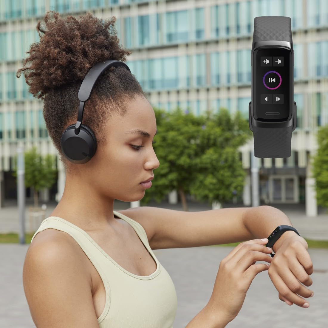 Hama - Banda de Actividad (Smartwatch Resistente al Agua, función Despertador, hasta 14 Deportes Diferentes, podómetro, frecuencia Cardiaca, Reloj Deportivo) Negro