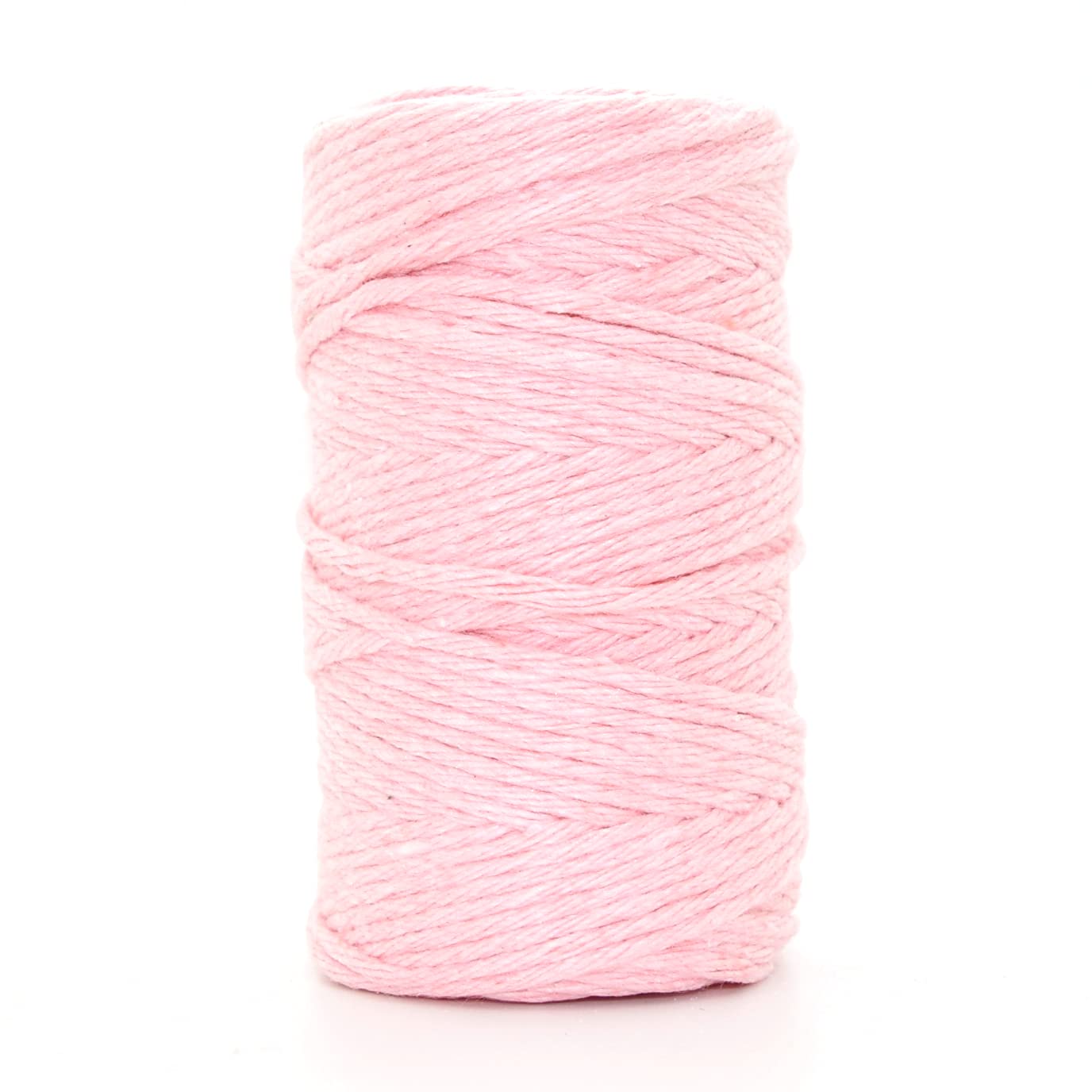 Premium Red Macrame Cord Twine 3mm x 50m Natural Cotton Craft Rope Reel - Pink / 5mm / 50mm