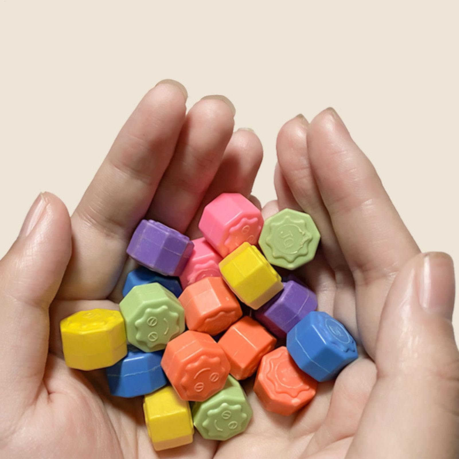 Juego Coreano Gonggi – Set De 8 Piedras De Plástico – Juego Tradicional De Coordinación Y Precisión – Multicolor Aleatorio