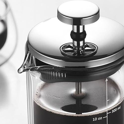 Miniatura 6 de Cafetera francesa de pared doble del vidrio de Borosilicate a prueba de calor del fabricante de café