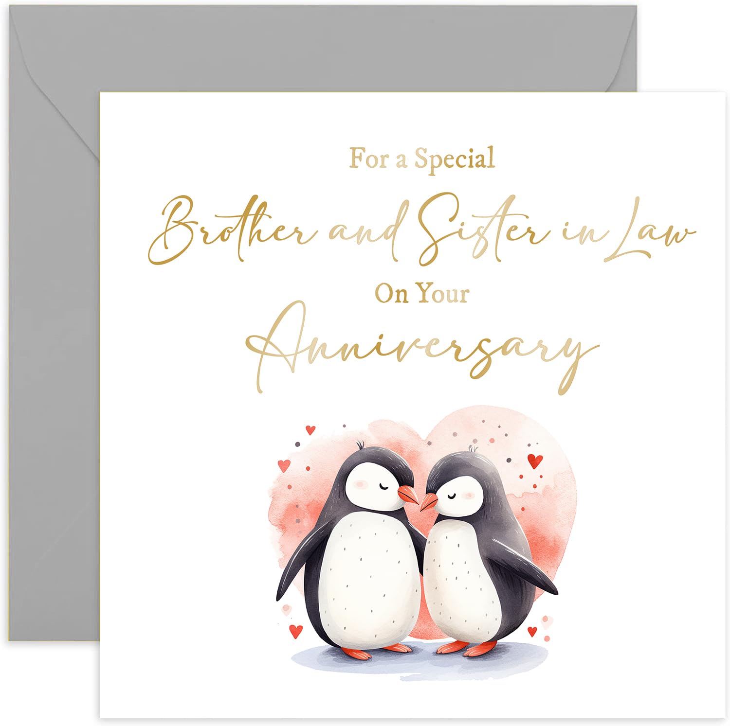 Old English Co. - Biglietto Di Auguri Per Anniversario Di Matrimonio Per  Marito O Moglie, Con Scritta \, image size:1500x1493