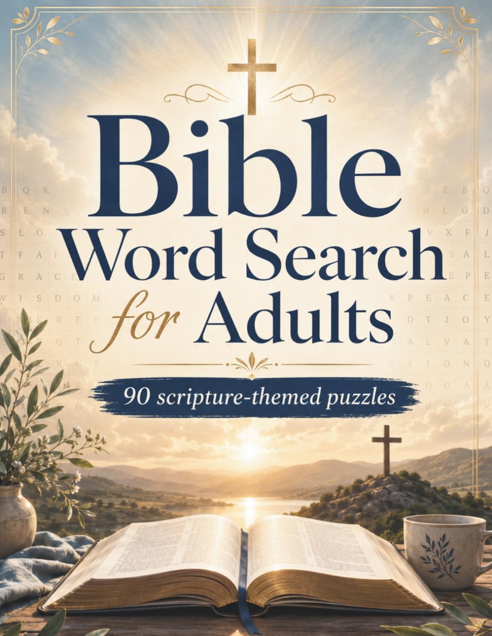 Bible Word Search for Adults LARGE PRINT